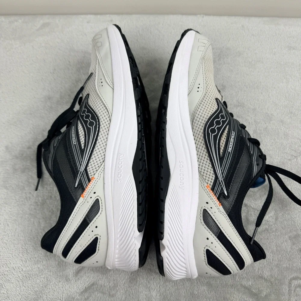Saucony Cohesion 15 Men's Running Shoes Gray Black Orange S20701-15 Size‎ 12